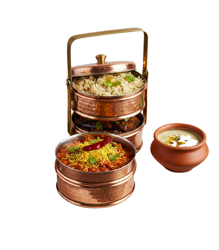 Gujarati-Mini-Tiffin Gujarati Mini Tiffin - Image 1